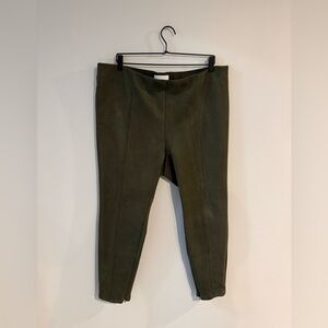 By Anthropologie Suede Leggings